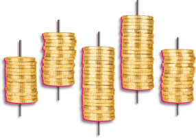 Image of coins stacked