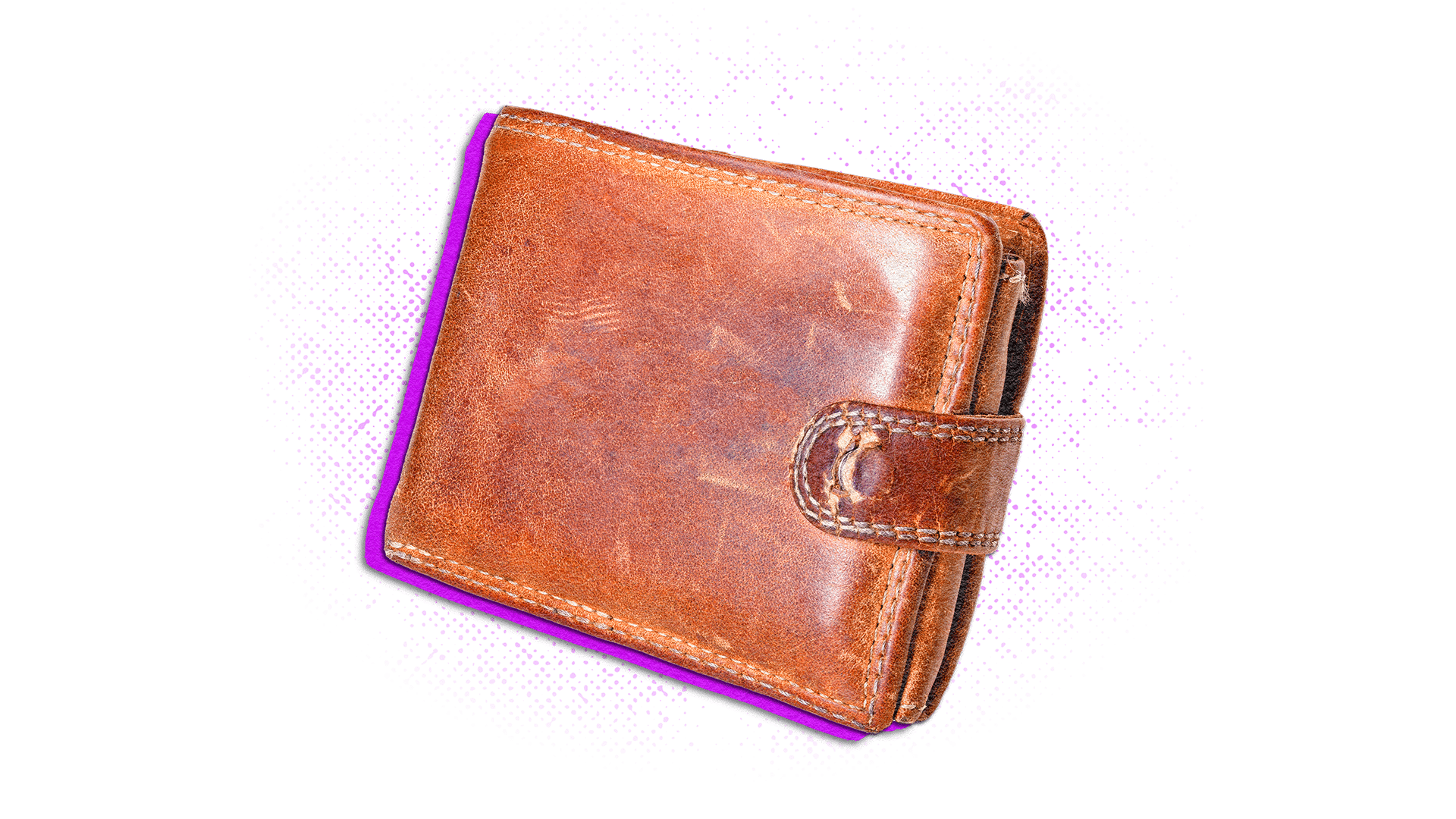 Graphic of a leather wallet